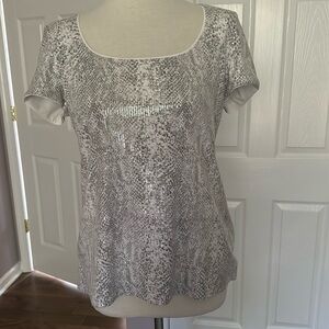 White House black market sequin top, size L